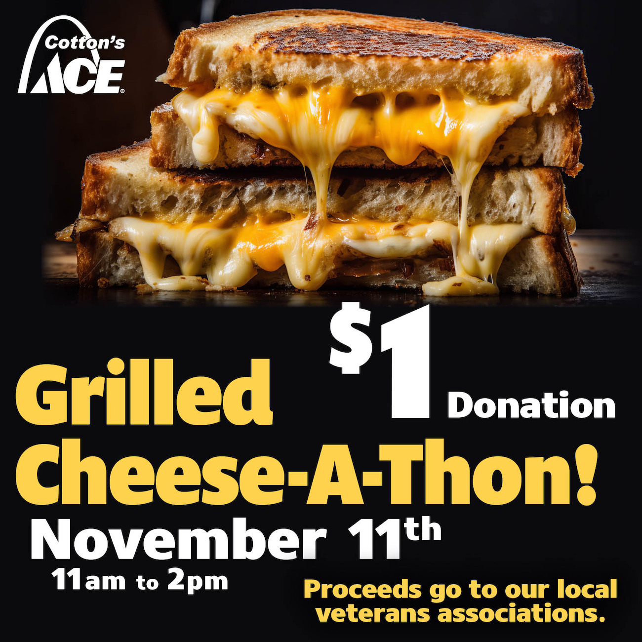 Grilled Cheese-A-Thon - Cotton's Ace Hardware Store